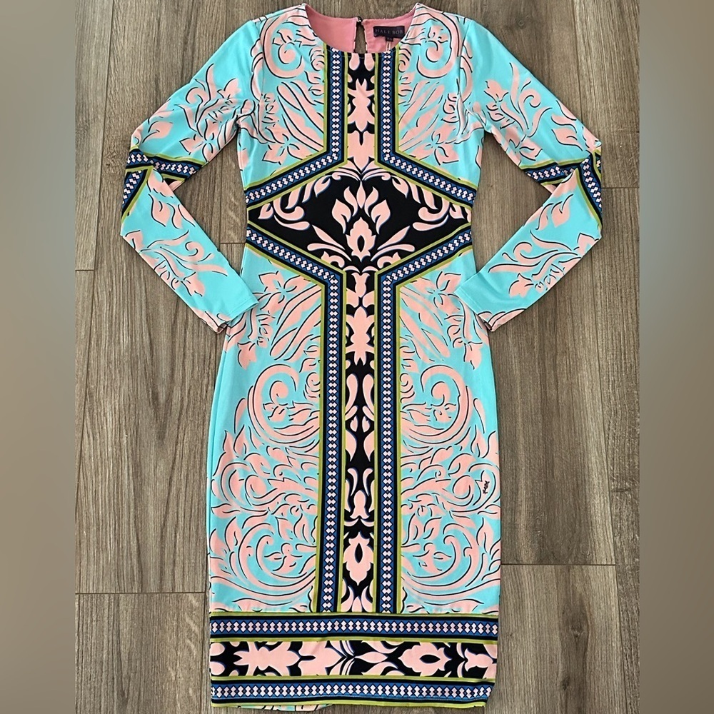 NWOT Hale Bob Oksana Microfiber Jersey Dress XS - Picture 4 of 11